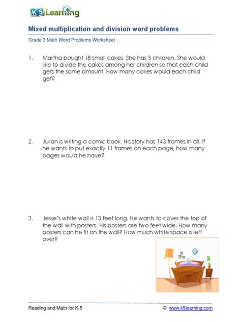 mixed multiplication and division worksheets grade 3|Word Problems: Mixed Multiplication and Division .